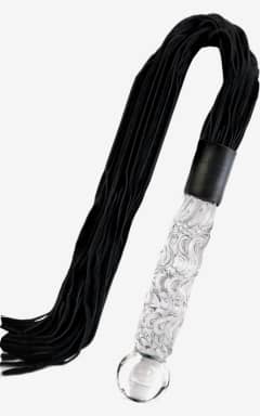 Piske & Paddles Icicles Glass Dildo & Whip No 38