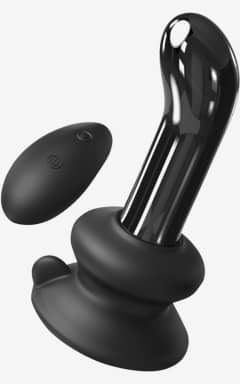 Vibrator Icicles Glass Vibrator No 84 Black With Remote