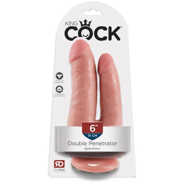 King Cock Double Penetrator Light 8.75in