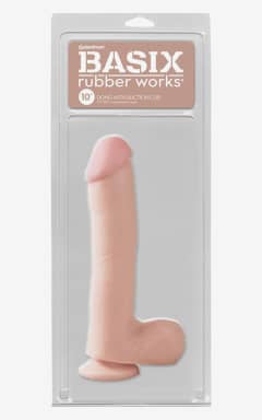 Alle Basix Rubber Works Dong With Suction Cup 10 Inch