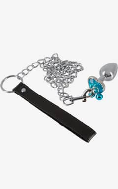 BDSM fest Butt Plug Set With A Leash