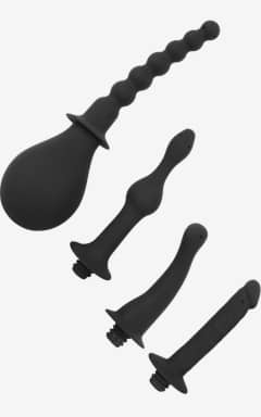 Bedre sex Douche With 4 Attachments Black