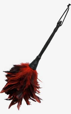 Piske & Paddles Fetish Fantasy Frisky Feather Duster Red