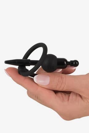 BDSM Penis Plug With A Glans Ring & Vibration