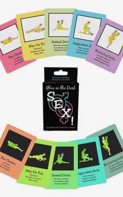 Sexspil Glow In The Dark Sex Cards