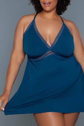 Lingeri BeWicked Hailee Babydoll Deep Royal