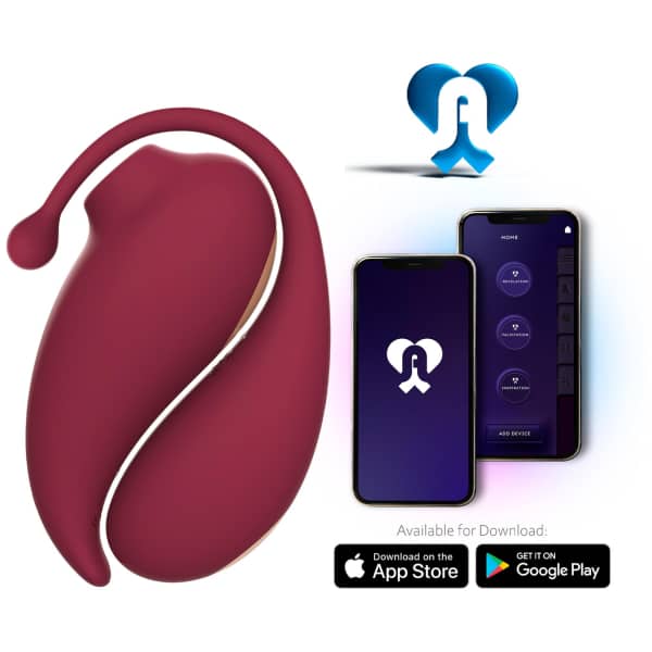 Inspiration Clitoral Sucker & Vibration W. App Red