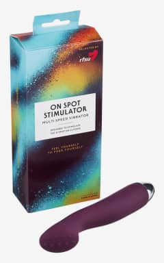 Sexlegetøj RFSU On Spot Stimulator Multi Speed Dildo Purple