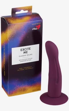 Nyheder RFSU Excite Me Classic Dildo Purple