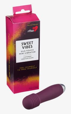 Nyheder RFSU Sweet Vibes Silk Touch Mini Vibrator Purple