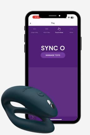 Vibratorer til par We-Vibe Sync O Petrol Green