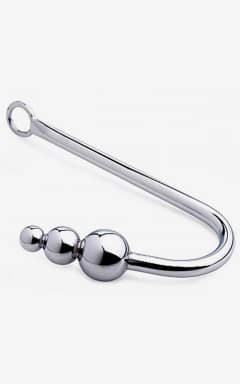 Anal sexlegetøj Steel Anal Hook with Beads