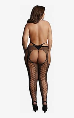 Lingeri Le Désir Suspender w. strappy waist OSX - Bodystockings