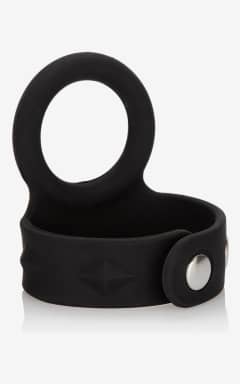 Alle Silic. Tri-Snap Scrotum Support Ring Med