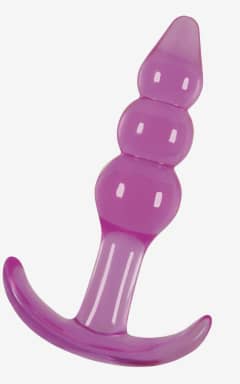 Buttplug og analt sexlegetøj Jelly Rancher T-Plug Ripple Purple