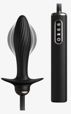 Buttplug og analt sexlegetøj Auto Throb Inflatable Plug Black