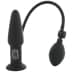 Inflatable Butt Plug Black With Vibration