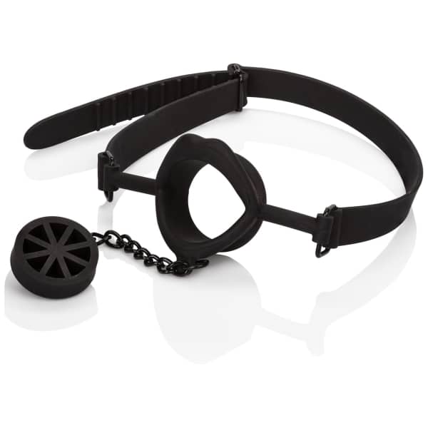 Scandal Silicone Stopper Gag Black