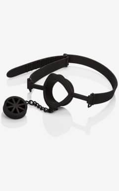 Kropssmykker Scandal Silicone Stopper Gag Black