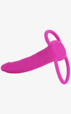 Anal Dildo Silicone Dual Penetrator Pink