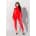 GP Catsuit With Zipper In The Back Red L