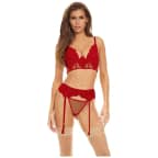 Peek A Boo Wire 3PC Set Red L