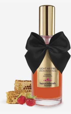 Alle Light My Fire Strawberry Honey Warming Massage Oil 100ml