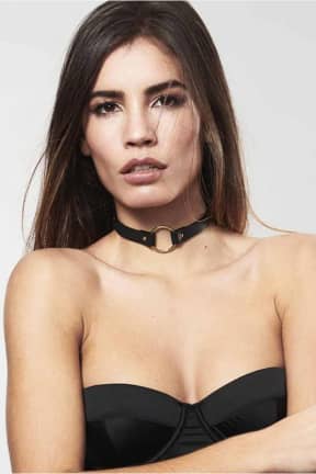 Kropssmykker MAZE Single Choker Black