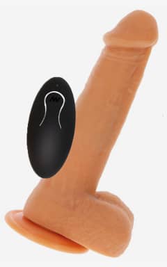 Til hende Rotating Beads Vibrating Dildo