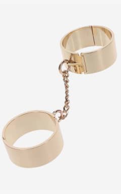 BDSM Slave Wrist Cuffs Rose Gold