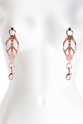 Kropssmykker Nipple Clamps C3 Rose Gold