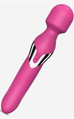 Vibrator Dual Orgasms Stimulator Double Motors Pink