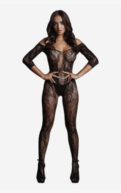 Lingeri Le Désir Lace Sleeved Bodystocking One Size