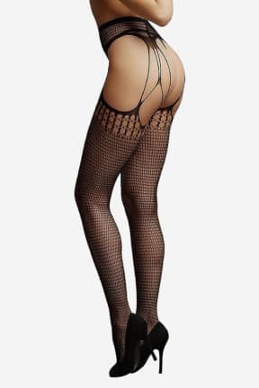 Lingeri Le Désir Shredded Suspender Pantyhose One Size