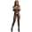 Le Désir Lace Suspender Bodystocking with Round Neck One Size