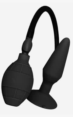 Anal sexlegetøj Menzstuff Inflatable Plug Black