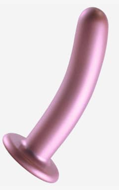 Til hende Smooth Silicone G-spot Dildo Pink 14,5cm