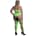 Glow In The Dark Two Piece With Crop Top And Stockings Green OSX