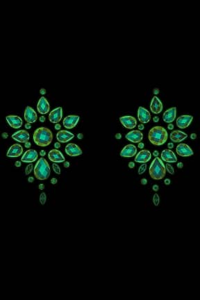 Lingeri Glow In The Dark Body Jewelry Nipple Stickers