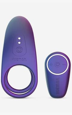 Sexlegetøj til par Hueman Vibrating Cock Ring Purple
