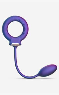 Penisring Hueman Cock Ring With Anal Ball Purple