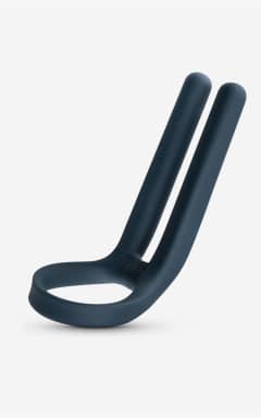For mænd Boners Cock Ring And Ball Stimulator Blue