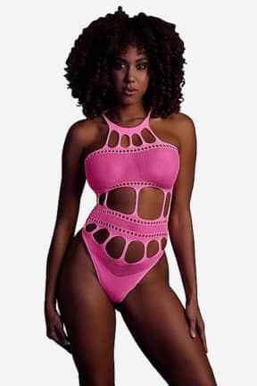 Alle Glow In The Dark Body With Grecian Neckline Pink