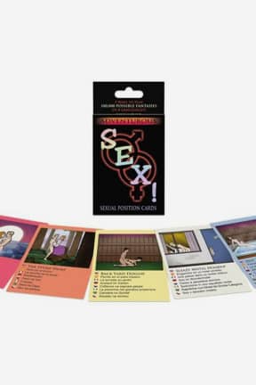 Sexlegetøj til par Adventurous Sex Card Game