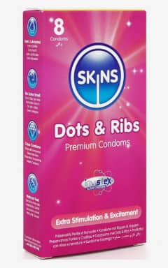Bedre Sex Skins - Condoms Dots And Ribs - 8-pack