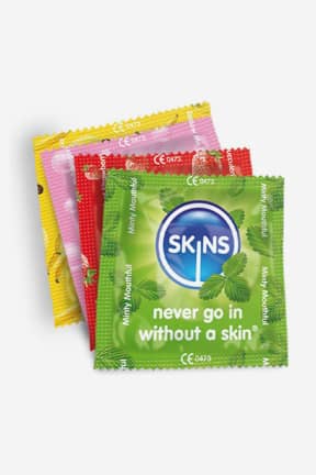 Bedre sex Skins Condoms Flavours 12-pack