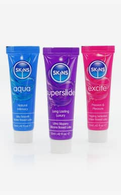 Bedre sex Skins Vital Lubes 3-pack