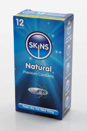 Bedre sex Skins Condoms Natural 12-pack