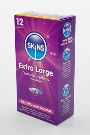 Nyheder Skins Condoms Extra Large 12-pack