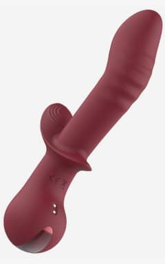 Vibrator Amour Flexible G spot Duo Vibe Loulou Red